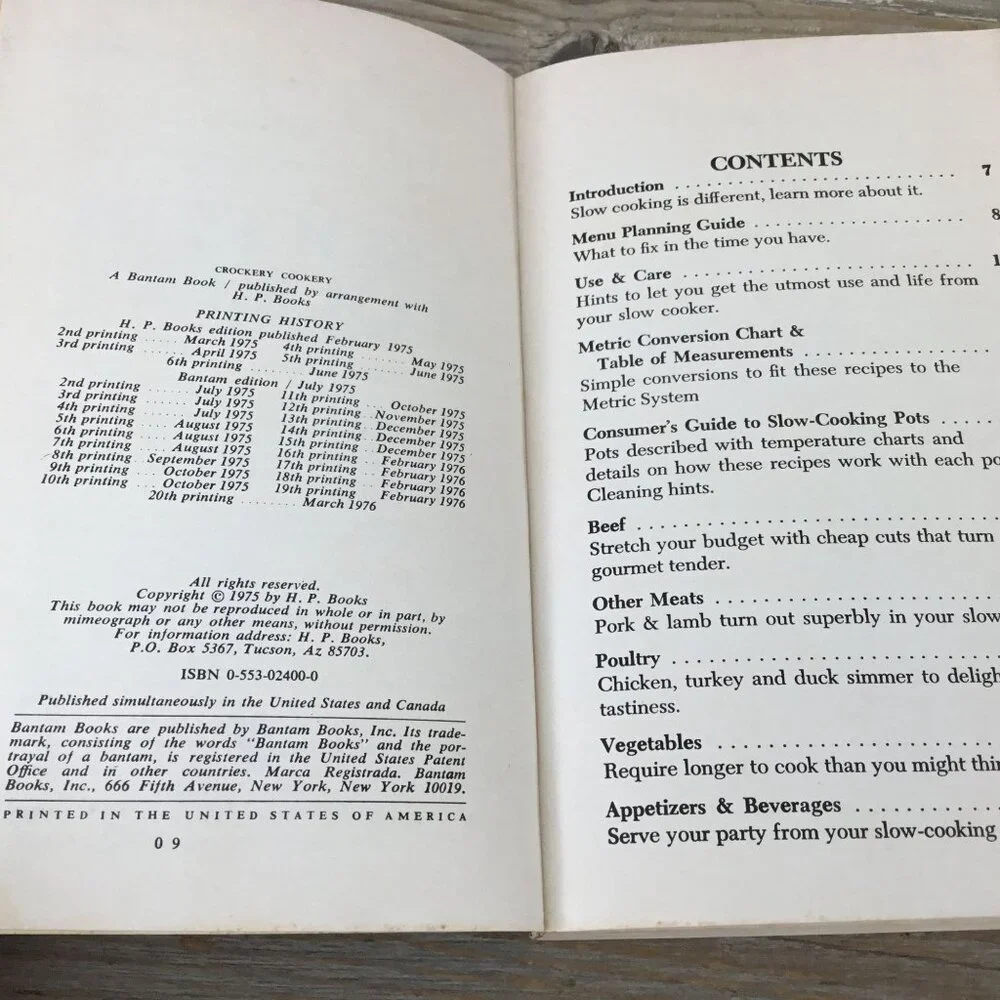 Vintage Cookbook Trio: Crockery Cookery Better Homes Home Canning Betty Crockers